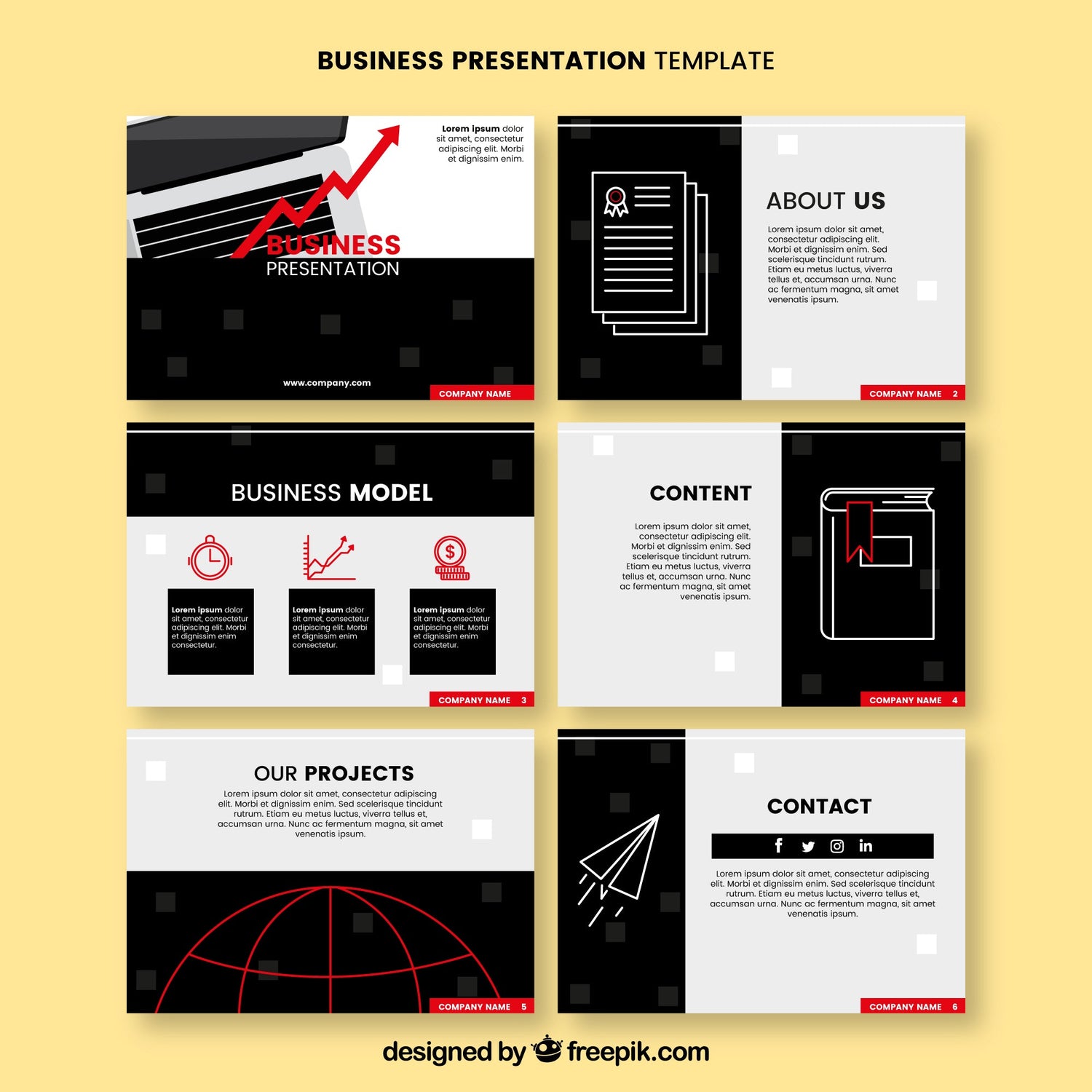 Corporate Pitch Deck Templates