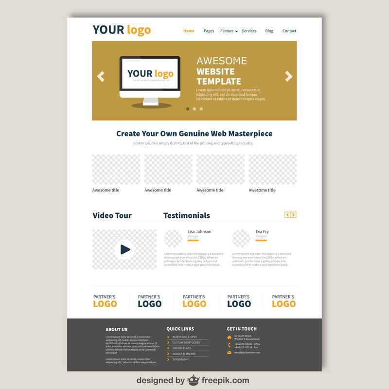 Website / Landing Page Templates